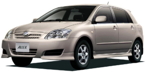 Коврики в салон (2 ряда) Toyota Allex 2001-2006 (правый руль)