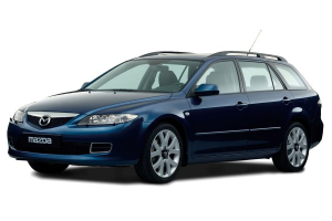 Коврики в салон (2 ряда) Mazda 6 (GY) Wagon 4WD 2002-2008