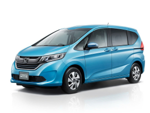Коврики в салон (2 ряда) Honda Freed II 2016-2022 гибрид (6 мест) (правый руль) 