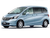 Коврики из экокожи 3D Honda Freed I/Spike 2008-2016 (5 мест) (правый руль)