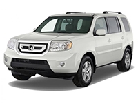 Коврики из экокожи 3D  Honda Pilot I 2003-2008