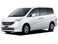 Коврики из экокожи 3D Honda Stepwgn IV (правый руль) 2012-2015 со столиком*